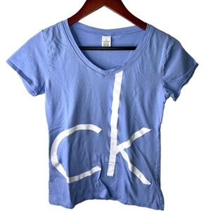 calvin klein blue sleepwear top C7